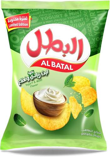 البطل بطاطس لبن زبادي و نعناع 12جم
