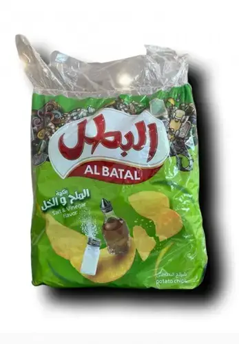 بطاطس البطل ملح خل كيس