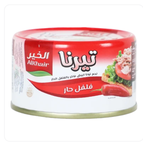 الخير تونه تيرنا فلفل حار 80جم