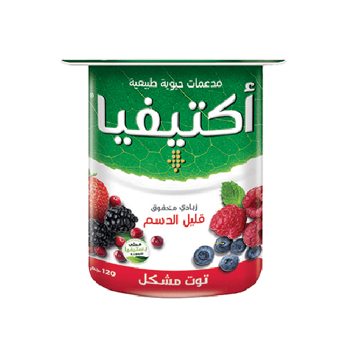 الصافي زبادي اكتيفية توت مشكل 120جم