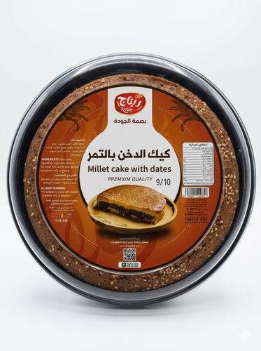ريتاج كيك الدخن  بالتمر