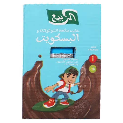 حليب الربيع بسكويت كرتون125مل