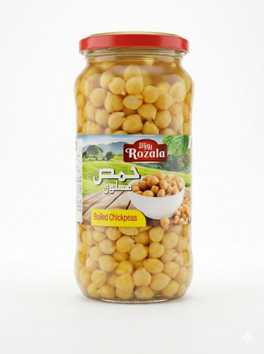 حمص زجاج روزالا 580 مل