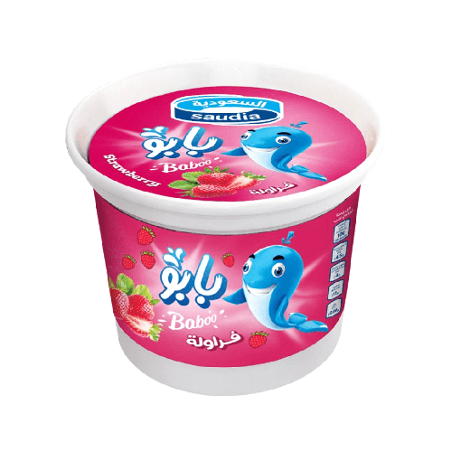 اسكريم بابو فراولة كاسة 120 مل