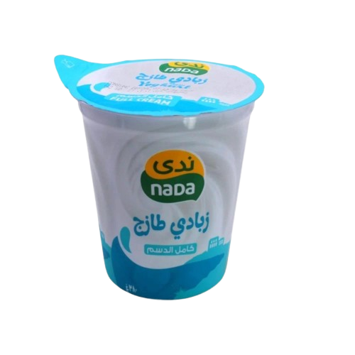ندى زبادي طازج كامل الدسم 380جرام