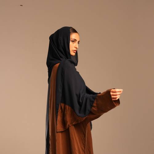 Blue Duo Abaya