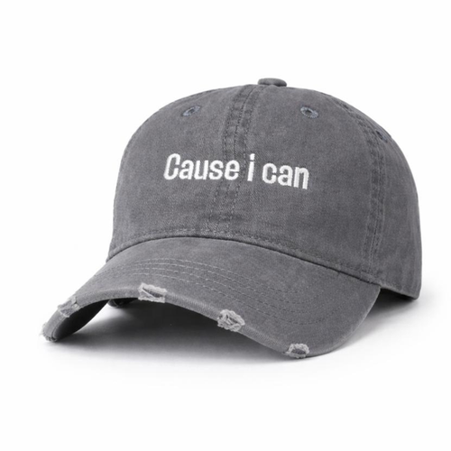 Cap Cause i can -  Gray 