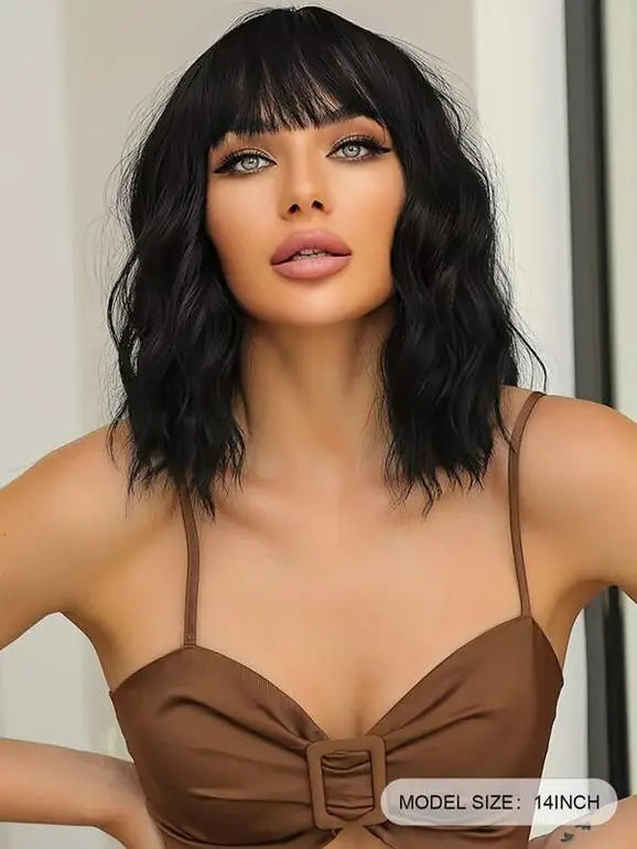 باروكة تمارة 14 انش دانتيل أمامي شعر طبيعي 100 % 