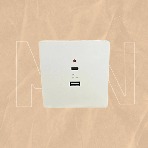 فيش مع USB وTYPE-C لؤلؤي MKN PBPLW 028 