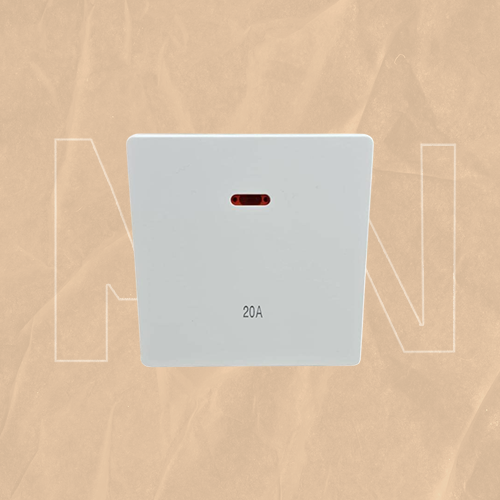 مفتاح سخان أبيض MKN WH 011 بقدرة 20 أمبير،