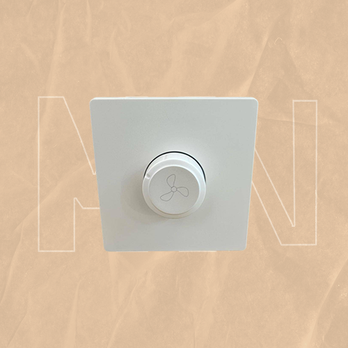 مفتاح مروحة لؤلؤي MKN PBPLW 018 بقدرة 250 W