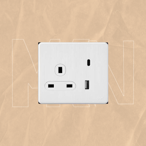 فيش مع USB+TYPE برل بيانو لؤلؤي