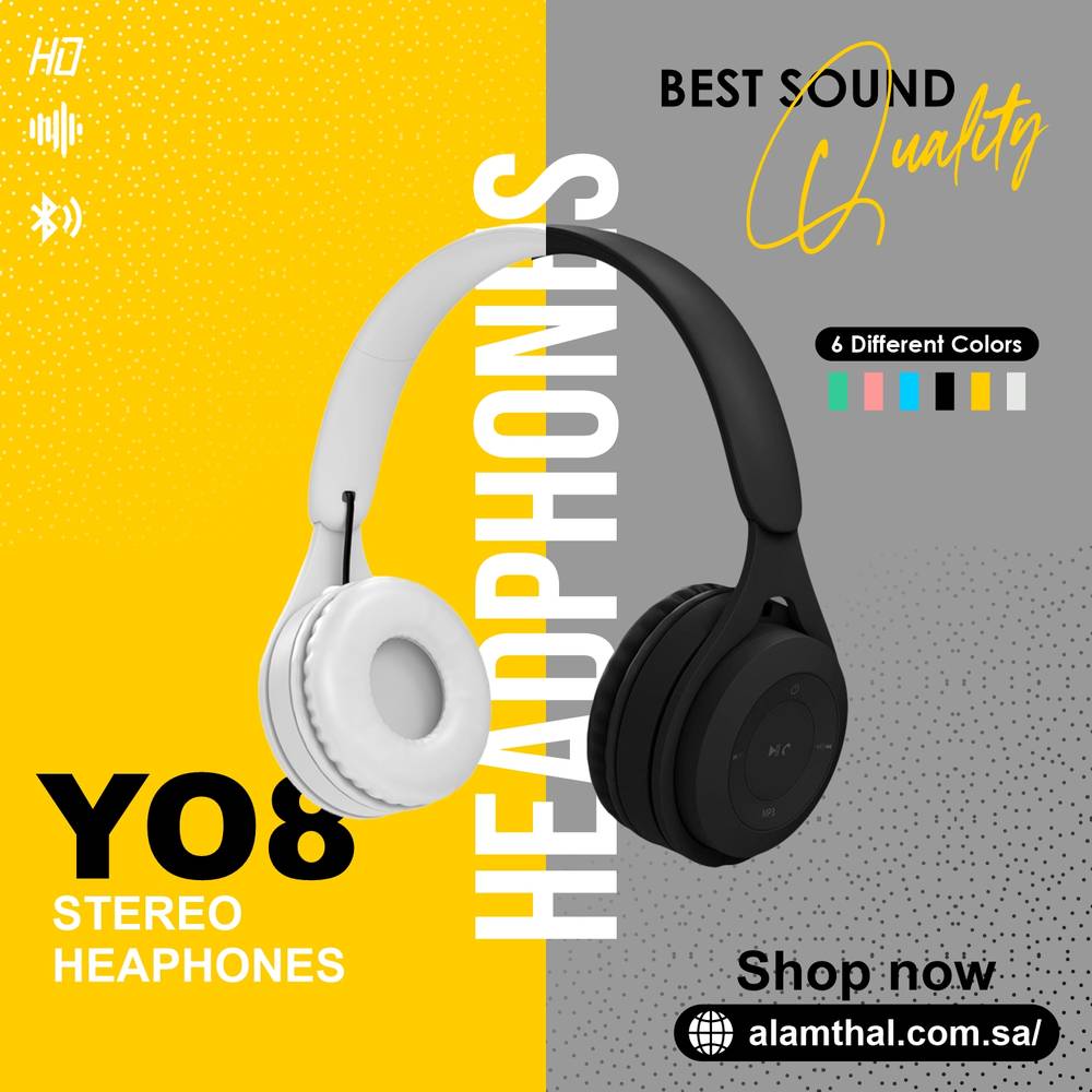 Yo8 discount stereo headphone