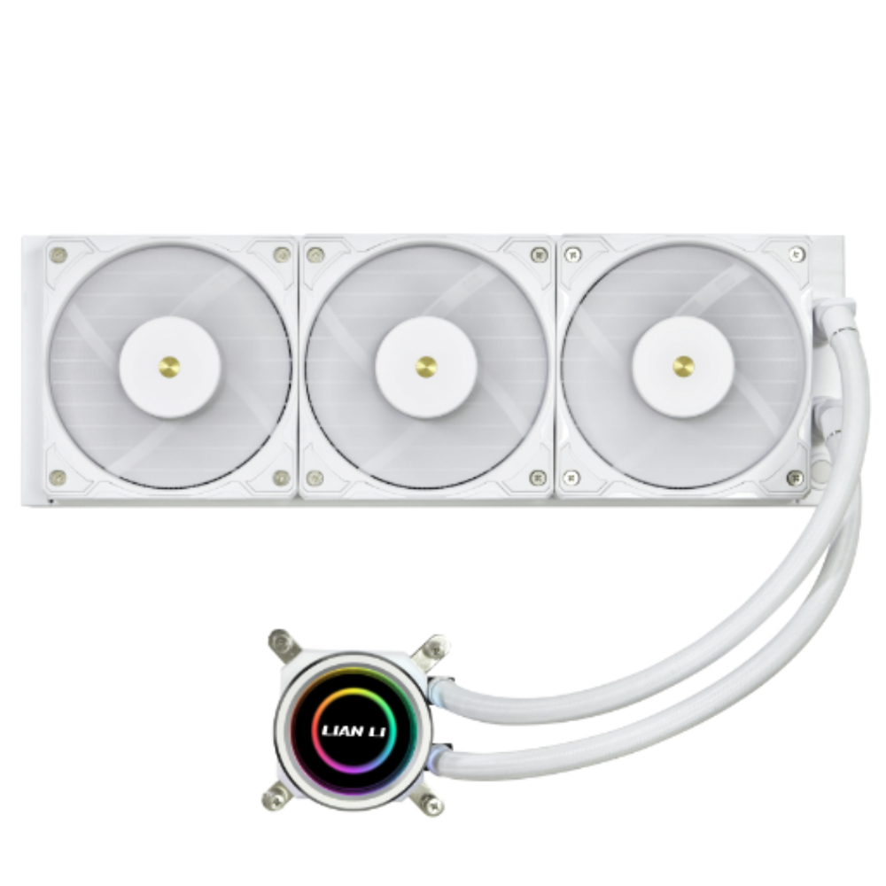 Lian Li Galahad 360mm AIO ARGB Liquid CPU Cooler - White - مبرد