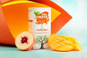 مشروب سول اوميت بنكهة المانجو و الخوخ - sulomate drink with mango and peach flavour