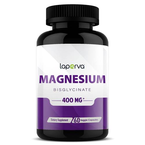 لابيرفا ماغنيسيوم بيسغليسينات 400 ملغ - 60 كبسولة نباتية - LAPERVA MAGNESIUM BISGYCINATE 400MG 60CAPS