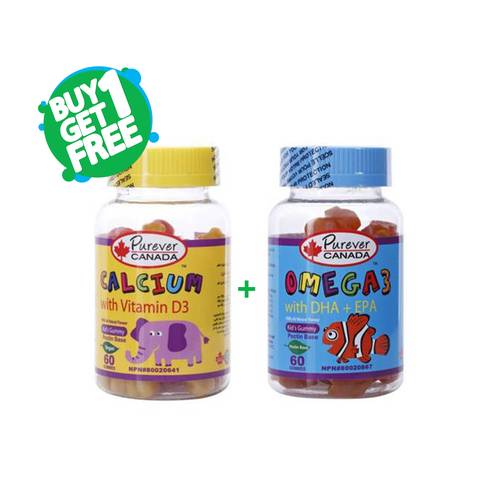 اشتري بيورايفير اوميجا3 و احصل علي كالسيوم و فيتامين د مجانا -Buy Purever Omega 3 and get calcium and vitamin D for free