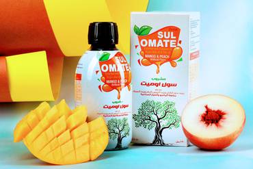 مشروب سول اوميت بنكهة المانجو و الخوخ - sulomate drink with mango and peach flavour