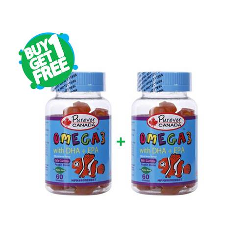 اشتري قطعة بيورإيفير اوميجا 3 و احصل علي الثانية مجانًا - Buy one Purever Omega 3 and get the second one free
