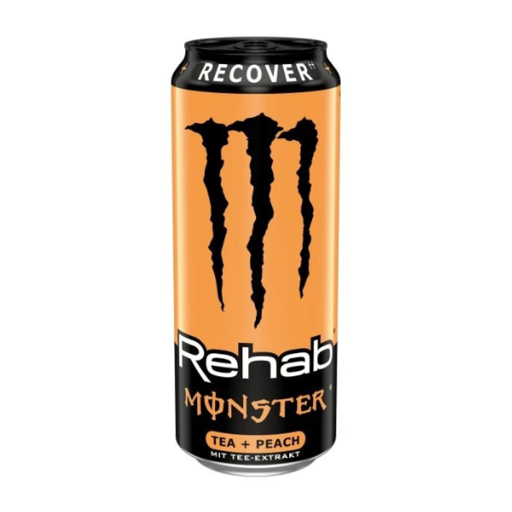 مشروب طاقة مونستر  شاي خوخ 500 مل - monster tea peach