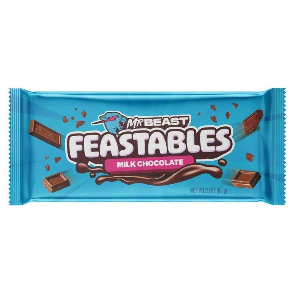 شوكلاته مستر بيست Feastable حليب شوكلاته  60 جم