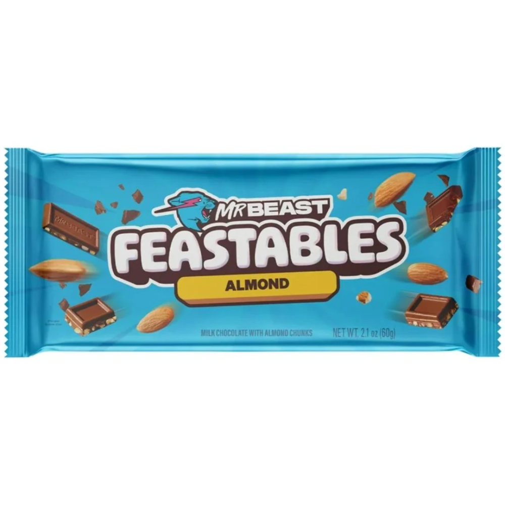 شوكلاته مستر بيست  Feastable الموند لوز 60 جم