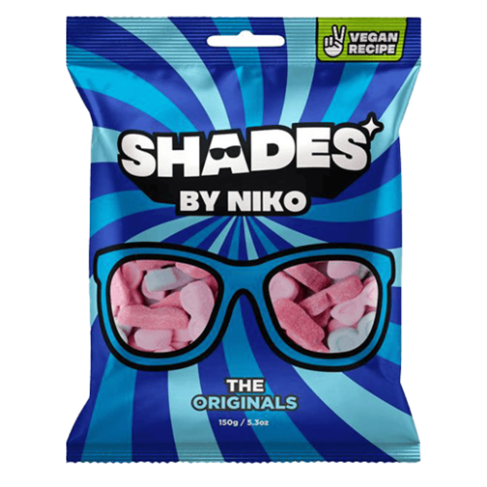 شيدز باي نيكو ذا أوريجينالز – حلوى فوم بنكهات الفواكه | Shades by Niko The Originals 150g