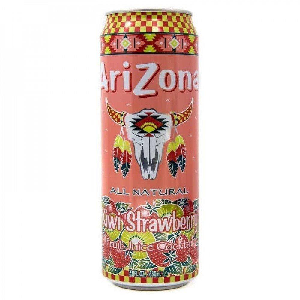 أريزونا شاي كيوي و فراولة  650 مل  -AriZona with kiwi strawberry