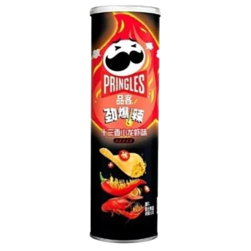 برينقلز بنكهة كرافيش البهارات الثلاثة عشر الحارة | Pringles Thirteen-Spice Crayfish Flavor 110g