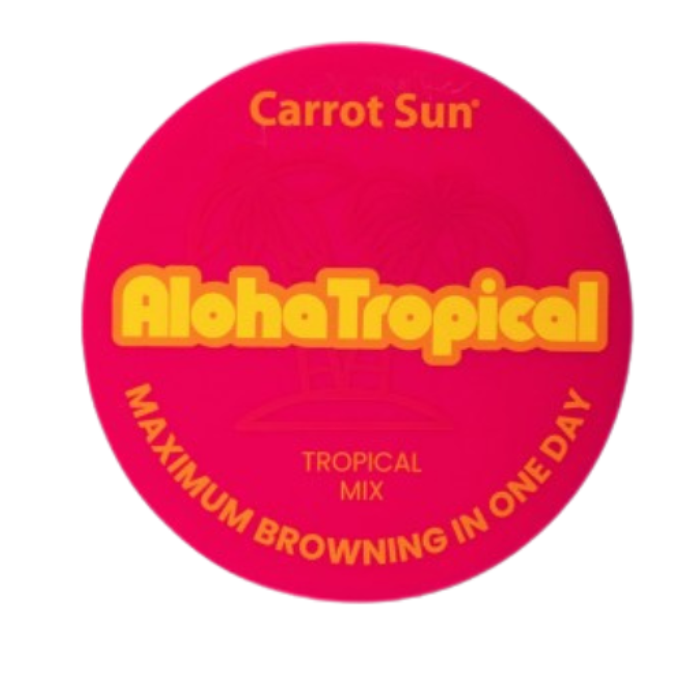 كاروت صن ألوهة تروبيكال – كريم تسمير بالفواكه الاستوائية | Carrot Sun Aloha Tropical Tanning Cream 350ml