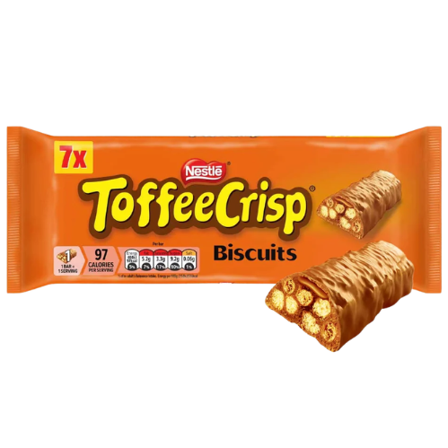  توفي كريسب بسكويت - نستله | Nestlé Toffee Crisp Biscuits