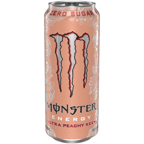 (Monster Energy Ultra Peachy Keen – مشروب طاقة خالٍ من السكر بنكهة الخوخ العصيري | Monster Energy Ultra Peachy Keen 473ml)