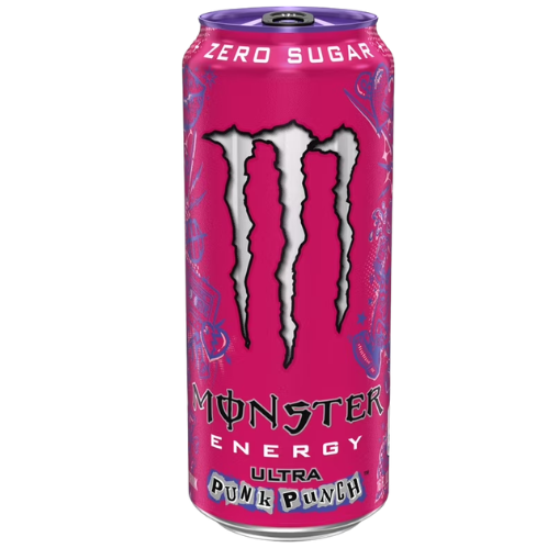 مونستر إنرجي الترا بانك بنش (خالي من السكر) | Monster Energy Ultra Punk Punch Zero Sugar 473ml