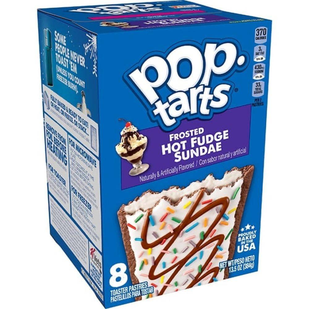 فطيرة بوب تارتس  الايس كريم الساخن - pop tarts hot fudge sundae