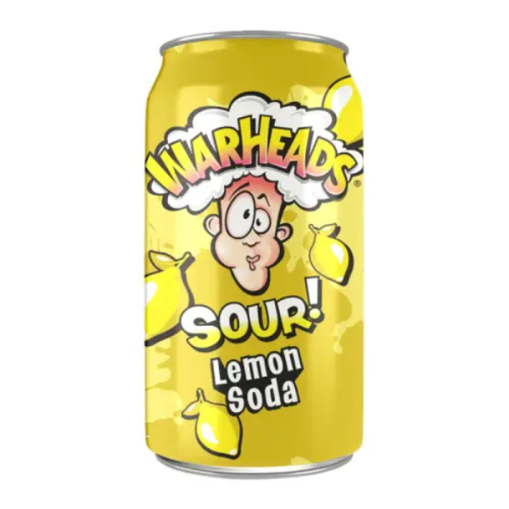 صودا الليمون الحامضة من وارهيد | WARHEAD SOUR! Lemon Soda 355ml