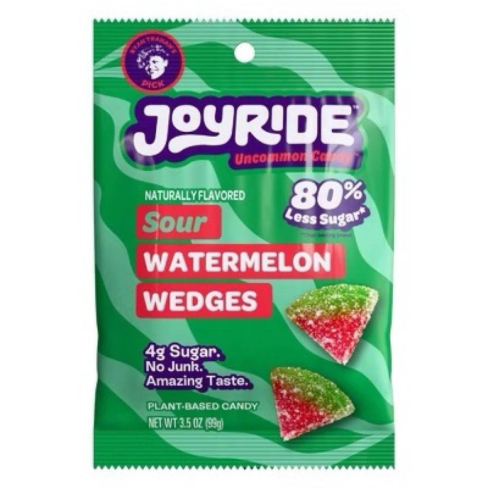 جوي رايد قطع جيلي حامضة بالحبحب ( البطيخ ) 99 جم - Joyride sour watermelon wedges