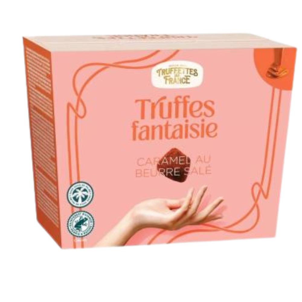 تروفل الشوكولاتة الفرنسي بنكهة كراميل الزبدة المملح | Truffettes Caramel au Beurre Salé