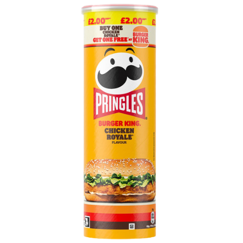 برينقلز برجر كنق تشيكن رويال | Pringles Burger King Chicken Royale 165g