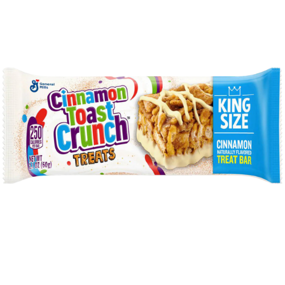 سينامون توست كرانش تريتس – ألواح القرفة المقرمشة بحجم كينغ | Cinnamon Toast Crunch Treats, Cinnamon, King Size 60g