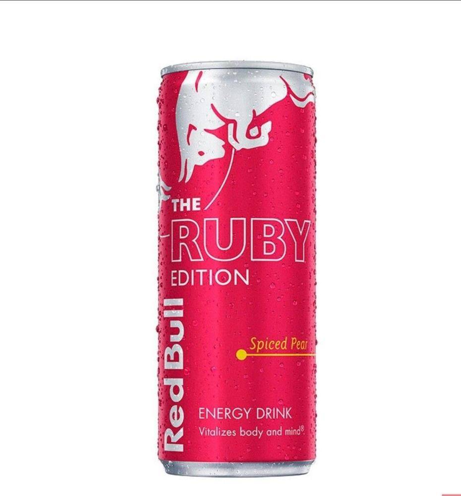 ريد بول الكمثرة والقرفة 250 مل - red bull spiced pear 250 ml