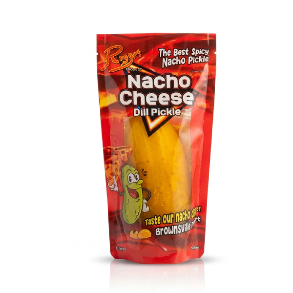 مخلل فان هولتنز الحار بنكهة ناتشوز الجبن | Van Holten's Hot Nacho Cheese Flavored Pickle In A Pouch