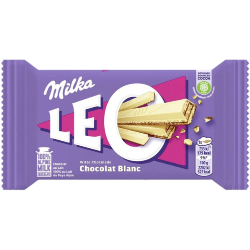 ميلكا ليو - شوكولاتة بيضاء | Milka LEO White Chocolate 33.3g