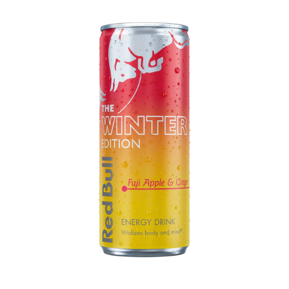 ريد بول تفاح و زنجبيل 250 مل - red bull ( النسخة اليابانية )