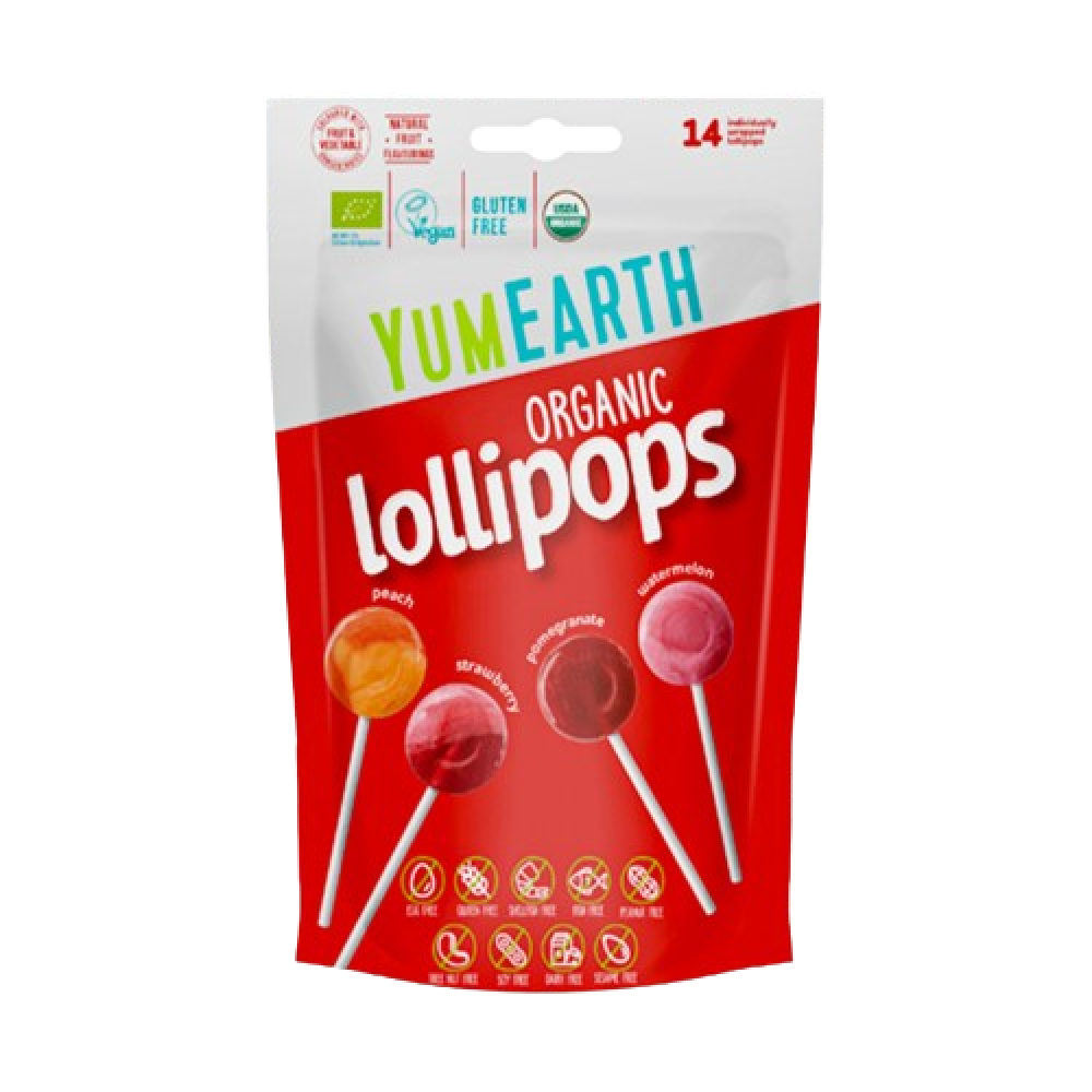 مصاصات يوم إيرث العضوية | YumEarth Organic Lollipops