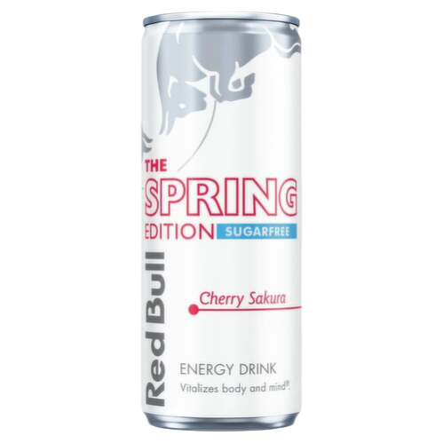 ريد بول سبرينغ إديشن خالي من السكر شيري ساكورا | Red Bull Spring Edition Sugarfree Cherry Sakura 250ml