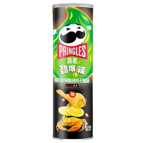 برينقلز بنكهة سلطعون الملك الحار بالليمون | Pringles Spicy Lemon King Crab Flavor 110g