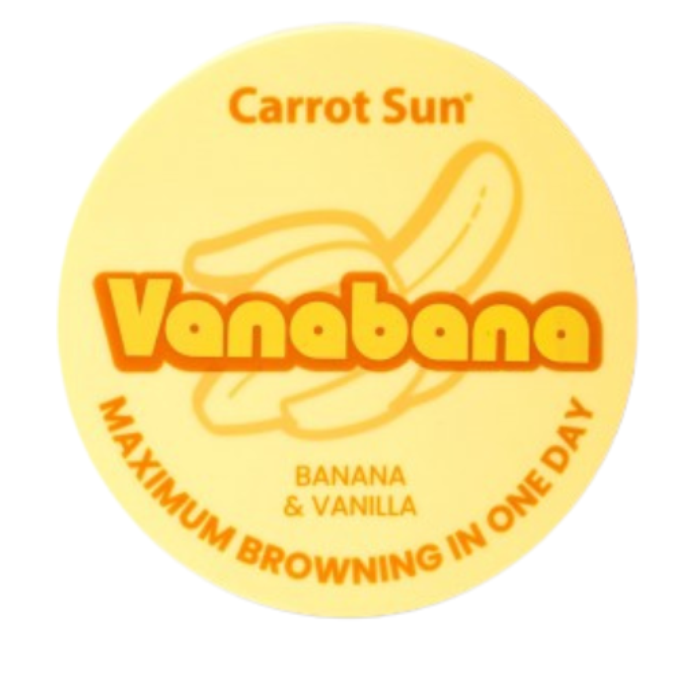 كاروت صن فانابانا – كريم تسمير بالموز والفانيليا | Carrot Sun Vanabana Banana & Vanilla Tanning Cream 350ml