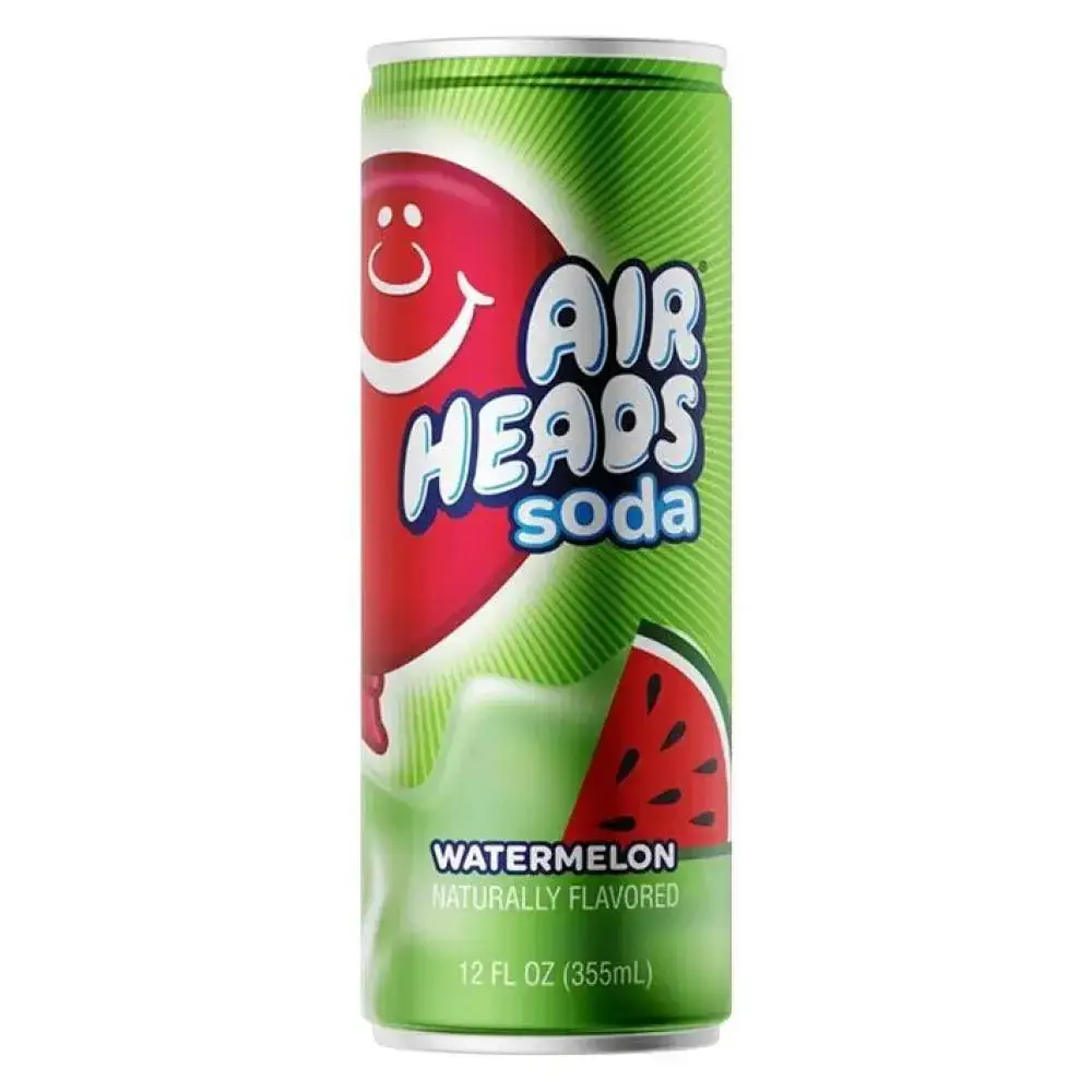 صودا ايرهيدز بنكهة البطيخ | AIRHEADS Soda Watermelon 355ml