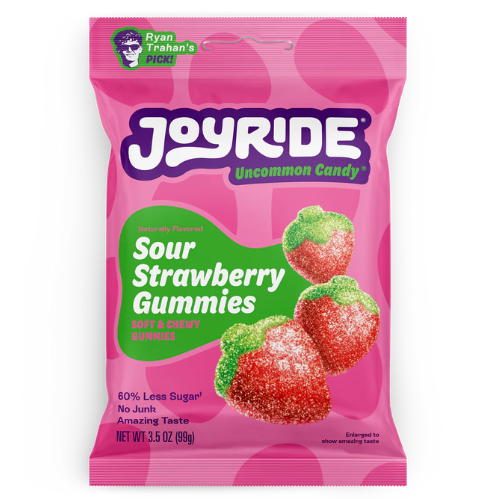 جوي رايد قمي حامض الفراولة | Joyride Sour Strawberry Gummies 99g