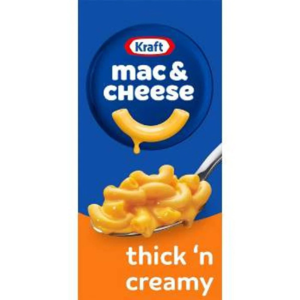 كرافت مك آند تشيز ثيك أند كريمي – معكرونة بالجبن بقوام كريمي غني | Kraft Thick 'n Creamy Mac & Cheese 206g